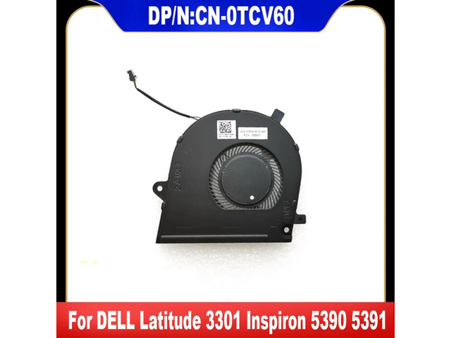 0TCV60 For Latitude 3301 Inspiron 5390 5391 Laptop Cooling Fan Cooler Fan Heatsink Radiator CN-0TCV60 TCV60
