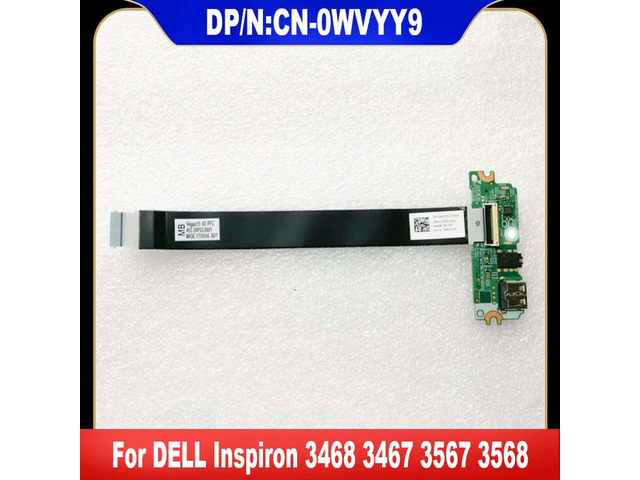 0WVYY9 For Inspiron 3468 3467 3567 3568 Laptop USB Audio Board With Cable 16A07-1