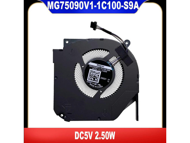 MG75090V1-1C100-S9A For Mechanical Revolution Jiaolong 7 Titanium Tantalum Plus Fan RTX30 Series CPU Cooling Fan