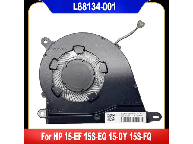 L68134-001 For 15-EF 15S-EQ 15-DY 15S-FQ Laptop Cooling Fan Cooler Fan Heatsink Radiator Fast Ship