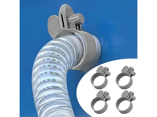 For Swimming Pool Maintenance Pool Hose Clamps Plastic Hose Clips Secure Pool Hose Connections Robust Plastic Material