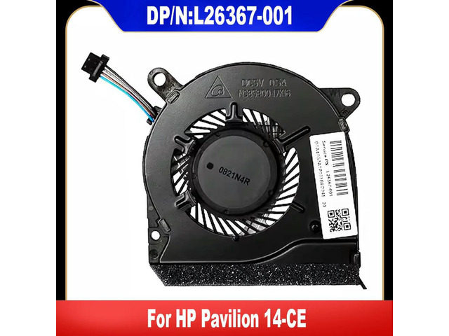 L26367-001 For Pavilion 14-CE Laptop CPU Cooling Fan NS85B00-17K16 TPN-Q207 DC5V 0.5A Heatsink Radiator