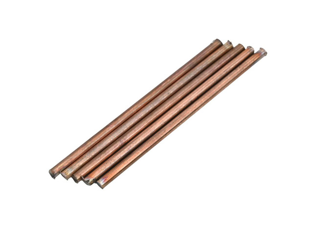 Brass Rod Copper Rod Industrial Solid 100mm Length 4mm Diameter 99.9% Copper l Rod Pure Copper
