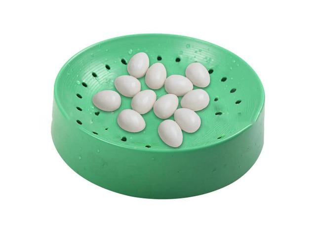12pcs Simulated Plastic Pigeon Eggs for Use in Hatching Training Fake Eggs to Promote Natural Pigeon Nurturing Habits
