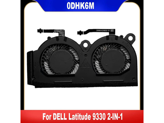 0DHK6M For Latitude 9330 2-IN-1 Laptop CPU Cooling Fan Cooler Fan Heatsink Radiator CN-0DHK6M DHK6M