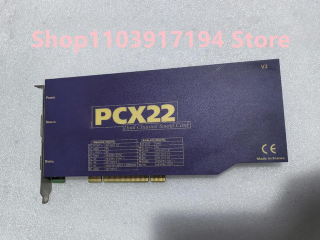 PCX22 V2 Broadcast level professional sound card