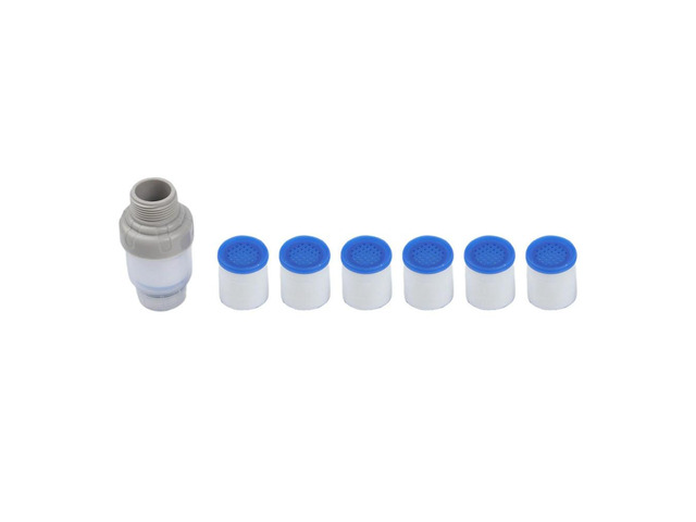 High Efficiency Pre Filter for Washing Machine with Electric Water Heater 3/4 Inch Thread 6 Cartridge System for Daily Laundry