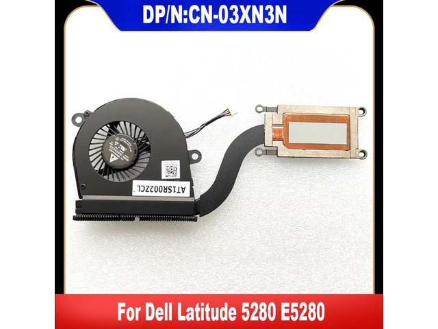 03XN3N For Latitude 5280 E5280 Laptop Cooling Fan Cooler Fan AT1SR002ZAL EG50050S1-CA70-S9A 3XN3N