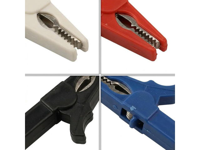 Test Clip Multimeter Test Clip Test Connector Clip Connector PVC Insulated Jacket For Multimeter Use