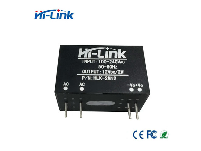 HLK-2M12 AC-DC 220V to 12V/2W 170mA isolated ligent household switch step down mini power supply module