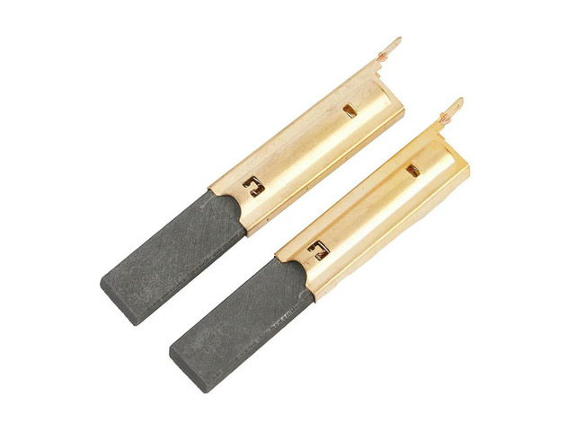 Part Carbon Brush Repair Tool Washing Machine 1 Set(2 Pcs) 5x13.5x39.6mm Dark Gray Gold Motor Inserts Power Tool
