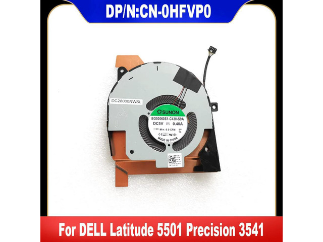 0HFVP0 For Latitude 5501 Precision 3541 Cooling Fan CN-0HFVP0 HFVP0