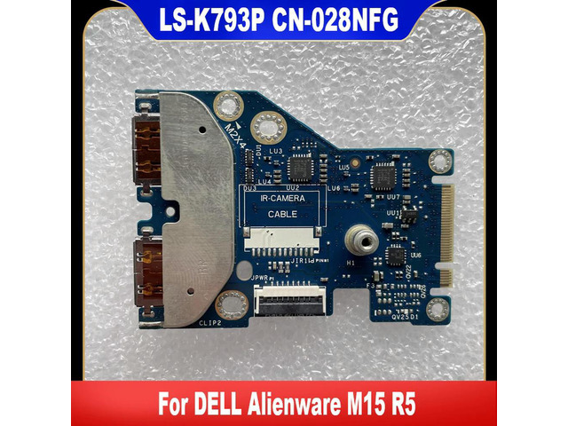 LS-K793P 028NFG For M15 R5 Laptop USB Board IO Board 28NFG CN-028NFG