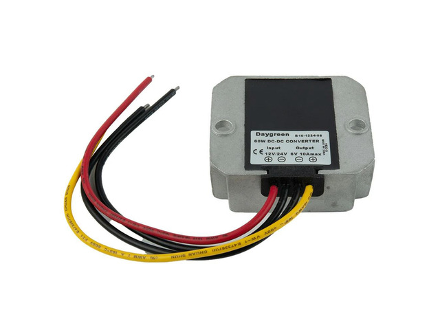IP68 Waterproof Power Converter Regulator 12V 24V to 6V DC DC Step Down 60W 10A Overcurrent Protection CE/FCC Certified