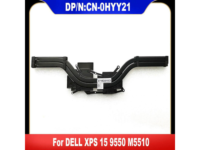 0HYY21 For XPS 15 9550 M5510 Laptop Heatsink Radiator Copper Tube CN-0HYY21 HYY21 AT1BG0010C0