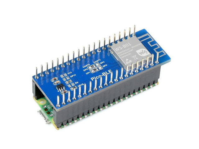 Dual-Mode Bluetooth Module For Raspberry Pi Pico, SPP / BLE, Bluetooth 5.1, Clock NOT Included