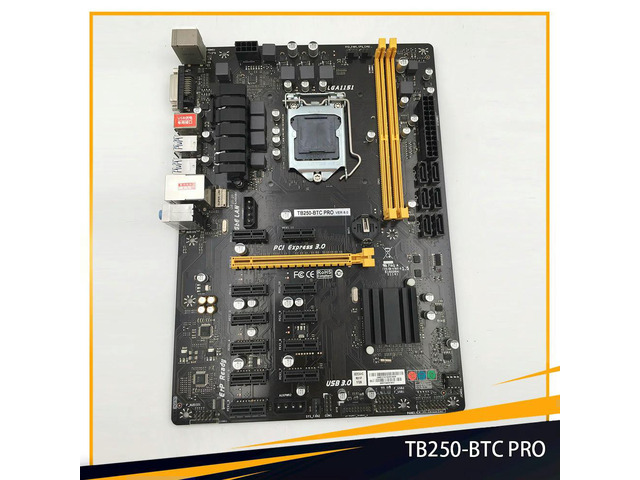 TB250-BTC PRO Motherboard B250 LGA 1151 32GB ATX DDR4 PCI-E 3.0 Professional