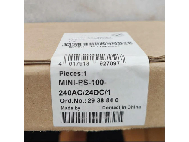 1Pcs 2938840 Power Supply MINI-PS-100-240AC/24DC/1