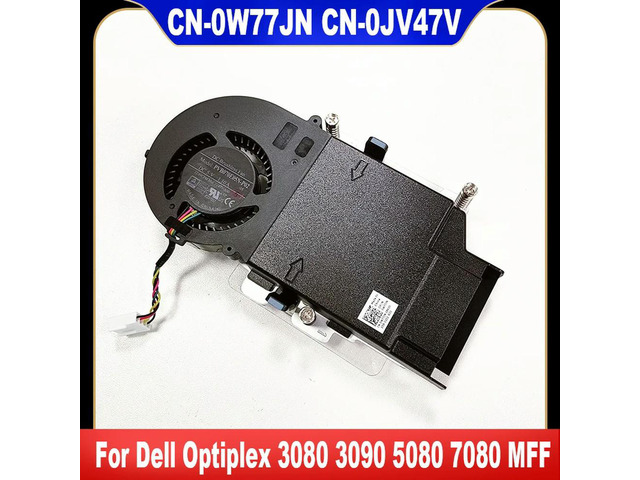0W77JN 0JV47V For Optiplex 3080 3090 5080 7080 MFF Cooling Fan Cooler Fan Heatsink Radiator W77JN JV47V