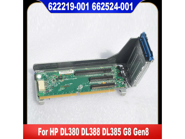 662524-001 622219-001 Origianl For DL380 DL388 DL385 G8 Gen8 Server Accessories PCI-E Expansion Card