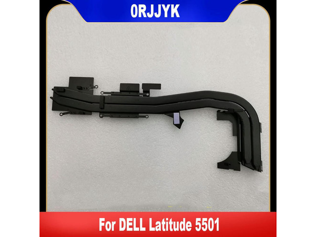 0RJJYK For Latitude 5501 Laptop CPU Cooling Fan Heatsink Copper Tube