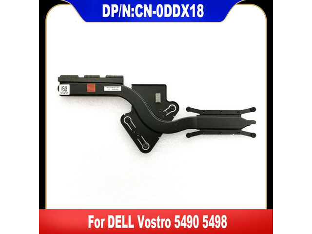 0DDX18 For Vostro 5490 5498 Laptop Cooling Fan Heatsink Radiator Copper Tube CN-0DDX18 DDX18