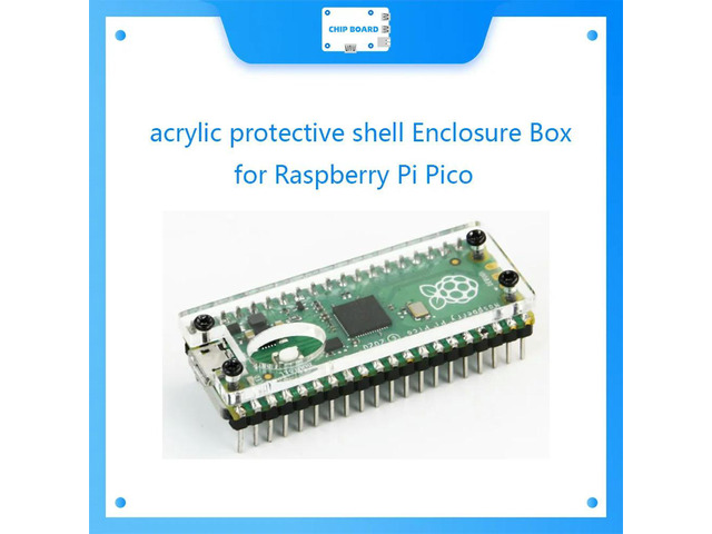 Yahboom 2.5mm Professional clear acrylic case transparent acrylic protective shell Enclosure Box for Raspberry Pi Pico