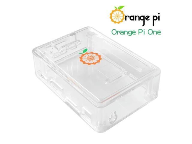 Orange Pi ABS transparent protective case compatible with Pi One and Orange Pi One Plus, lightweight design without black shell
