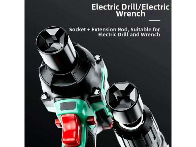 For Tire Changes Socket Adapter Tire Changes Rust Resistant Tool Set Wear And Pressure Resistant 3-second Operation
