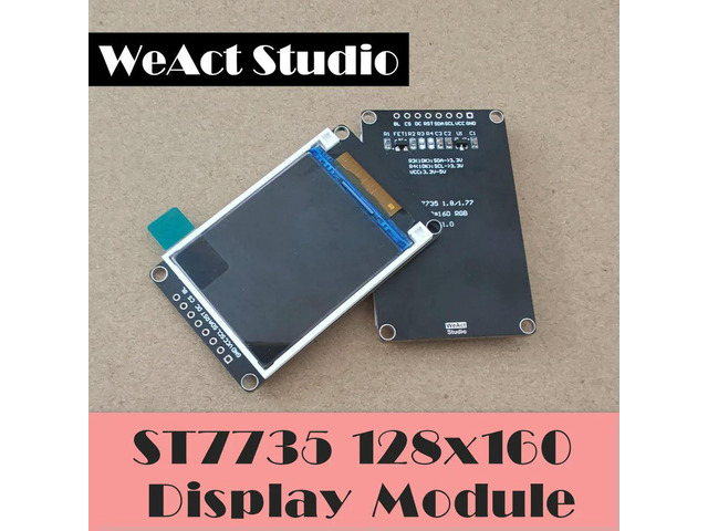 WeAct 1.8-inch TFT display IPS color screen ST7735 LCD display screen 5V 3.3V