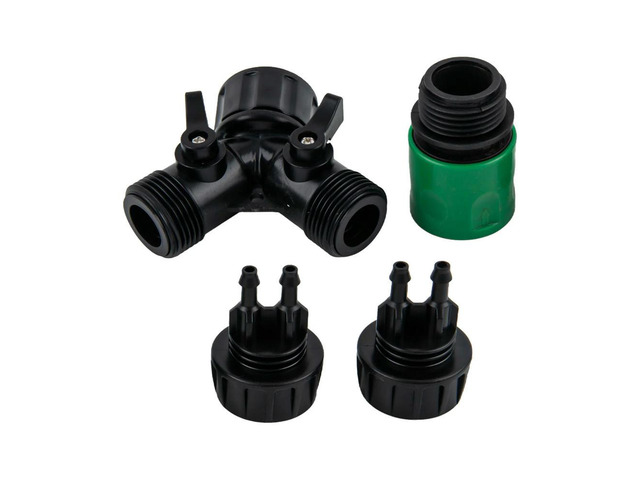 Garden Irrigation Garden Tap Adapter 1/4'' Hose Connector Easy Installation Efficient Garden Watering Leak-proof Connection