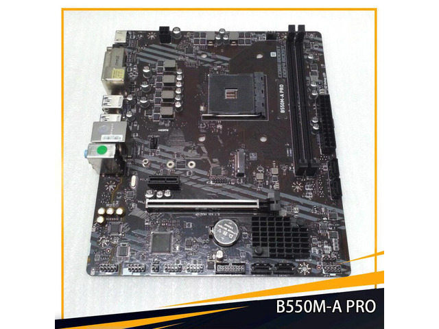 B550M-A PRO Motherboard AM4 DDR4 64G SATA3 M.2 PCI-E4.0 USB 3.2 Gen1 Micro ATX PC Support 3rd Gen