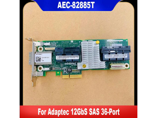 AEC-82885T 2283400-R For Adaptec 12GbS SAS 36-Port Expansion Card HBA Card 00LF095 100% Tested