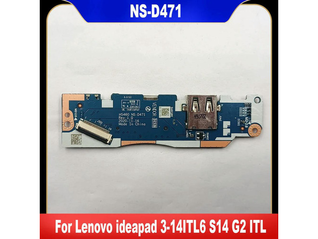 5C50S25168 NS-D471 For 3-14ITL6 82H7 S14 G2 ITL 82MU USB SD Card Reader Power Button Board Tested