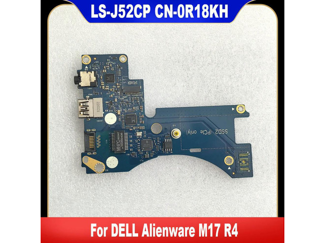LS-J52CP 0R18KH For M17 R4 Laptop USB Board Interface Board Audio Board R18KH CN-0R18KH