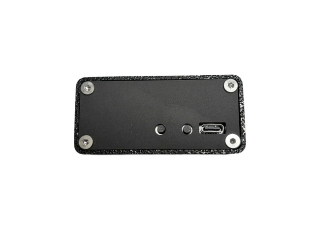 USB Powered Vacuum Fluorescent Display Clock with Compact 68x32x23mm Design for Desktop Bedside or Auto Dashboard