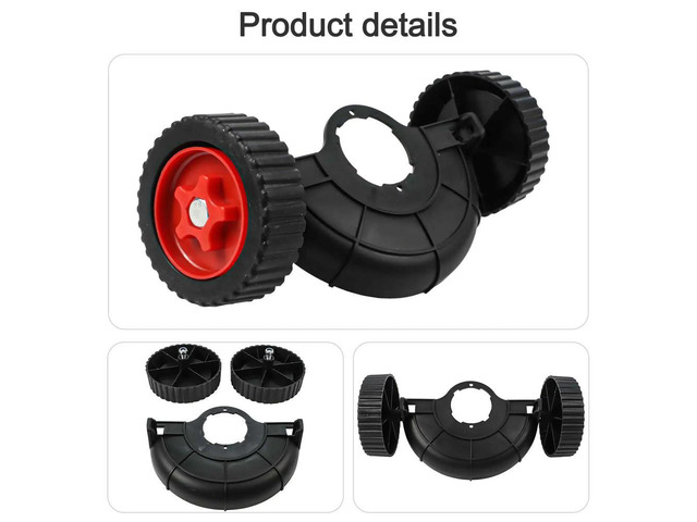 Lawn Care Enhanced Maneuverability Adjustable Wheel Compatible With Most Lawn Mowers Complex Terrain Stability