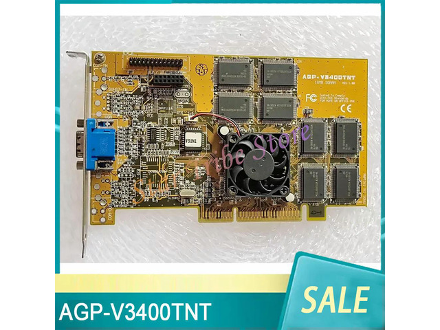 AGP Graphics Card AGP-V3400TNT 16MB Fully Tested Fast Ship