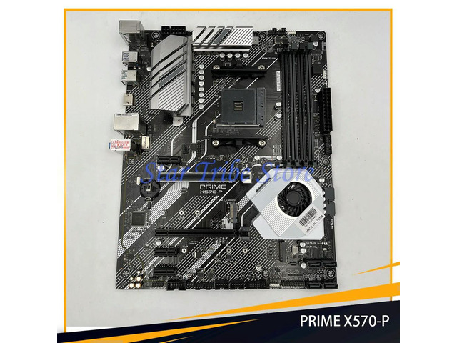 PRIME X570-P AM4 X570 4 x DIMM 128GB DDR4 ATX Desktop Motherboard