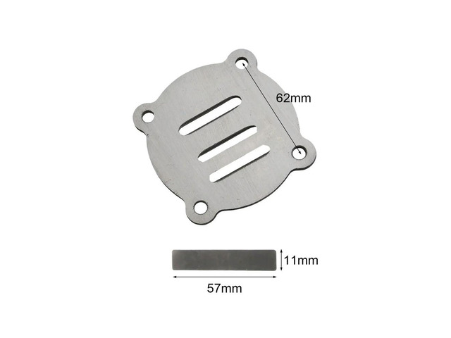 Valve Plate Set, l Material, Compatible with 65 Type Oil Free/Oil Machine Air Compressor, 62mm Size, Reliable Replacement
