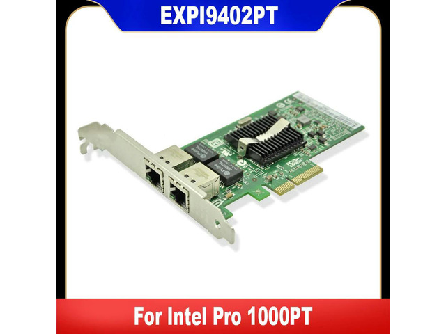 EXPI9402PT 9402PT 82571 For Pro 1000 1000PT Dual-Port Gigabit NIC PCI-E 0X3959 0GN475 39Y6127 39Y6128
