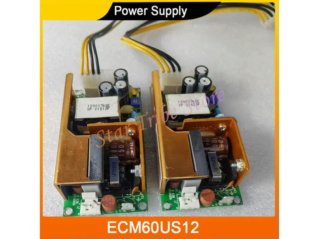 1Pcs For XP Power Medical Power ECM60US12 12V5A Industrial Control Computer Power Supply