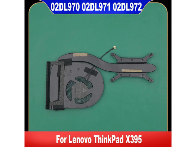 For ThinkPad X395 Laptop Cooling Fan Cooler Fan With Heatsink 02DL970 02DL971 02DL972 Fast Ship