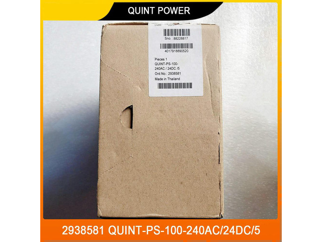 2938581 QUINT-PS-100-240AC/24DC/5 QUINT POWER 24VDC/5A Switching Power Supply