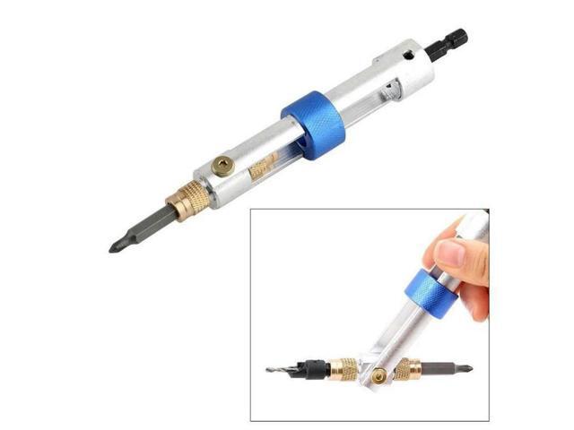 18 Pieces Drill Bits Set with Half Time Flip Drive Drill Driver and Plastic Box for Efficient Drilling and Driving Tasks