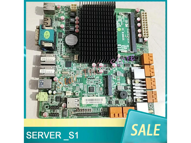 SERVER _S1 S1-J1800 Integrated CPU Computer Motherboard With 12 SATA Ports