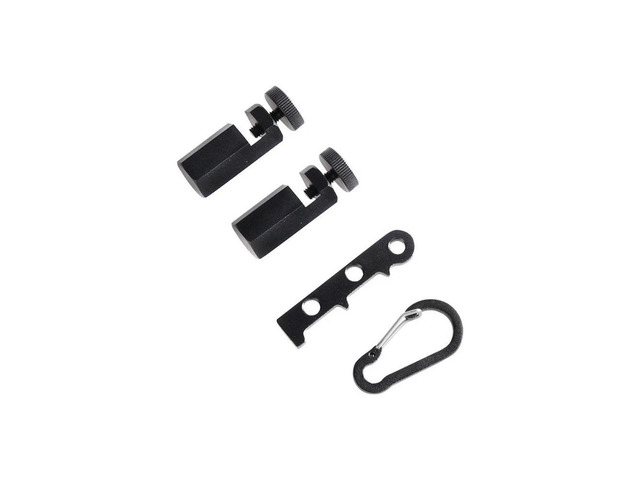 Multi-Use Framing Tool for Square Layouts Circular Saws and Stair Stringers with Integrated Carabiner Attachment