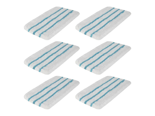 Washable Microfiber Mop Pads 6 Pack for SM1600 SM1610 SM1620 HSM13E1 HSMC1300FX HSMC1321 HSMC1361SG Robot Vacuum