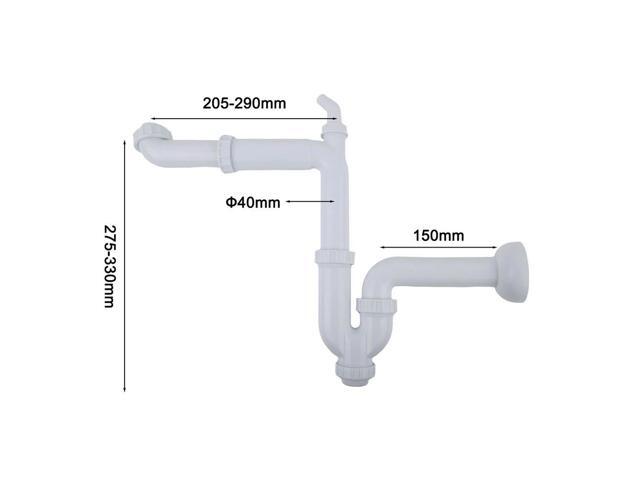 For Kitchen Sink Efficient Water Flow Kitchen Drainage System Home Renovation Kitchen Plumbing 360-degree Adjustment