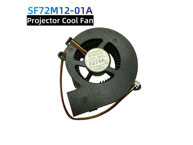 SF72M12-01A Projector Cool Fan Fit for EMP-62 82 821 Projector